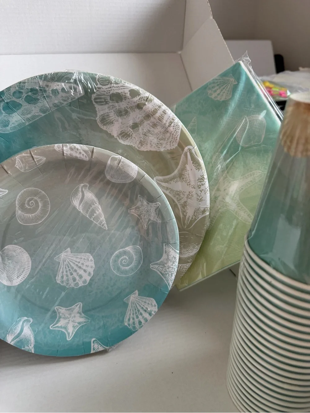 None coordinated seafoam